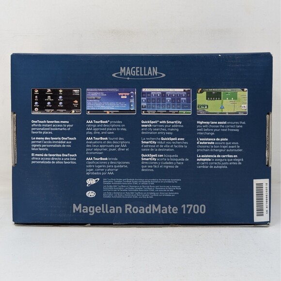 Magellan RoadMate 1700 GPS Receiver Navigation 7" Screen Works When Plugged In - Picture 13 of 16
